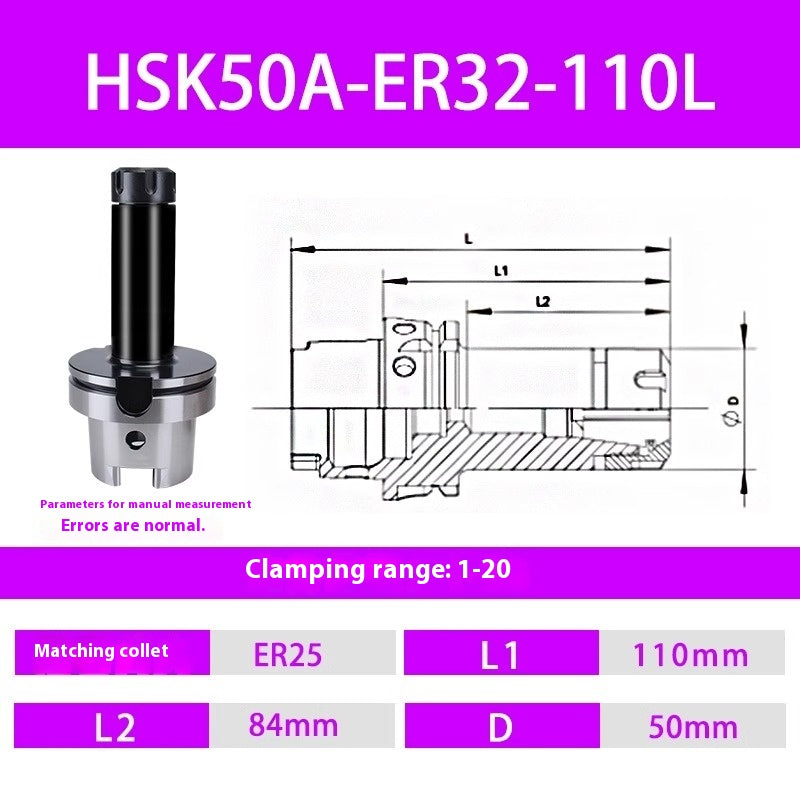 1084-HSK50A 63F 63A-ER32 25 20 16 Flexible Collet Toolholders ER Spring Collet Toolholders Shandong Denso Pricision Tools Co.,Ltd.